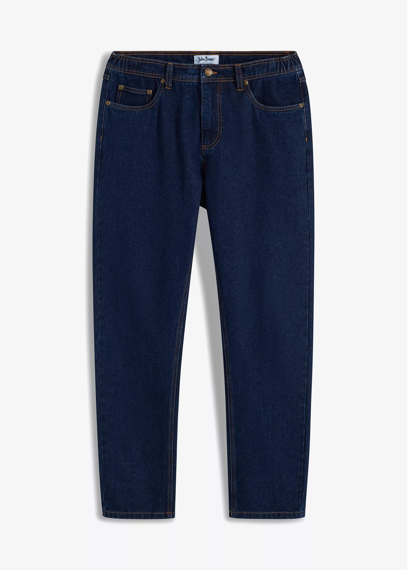 Classic Fit Jeans mit seitlichem Dehnbund, Straight günstig online kaufen