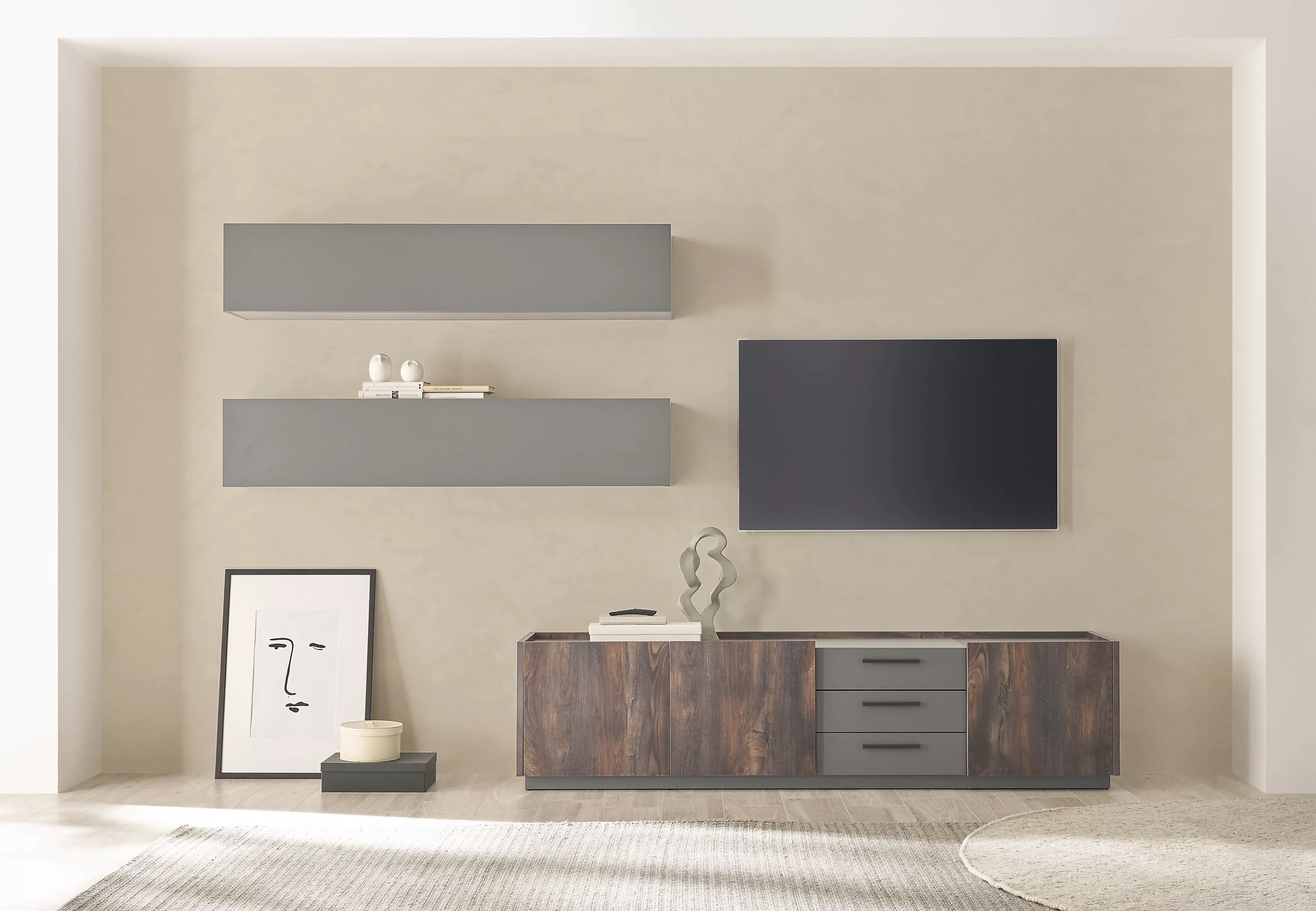 INOSIGN Schrank-Set "LARGO", (Set, 3 St.), mit Soft-Close und Push to open- günstig online kaufen