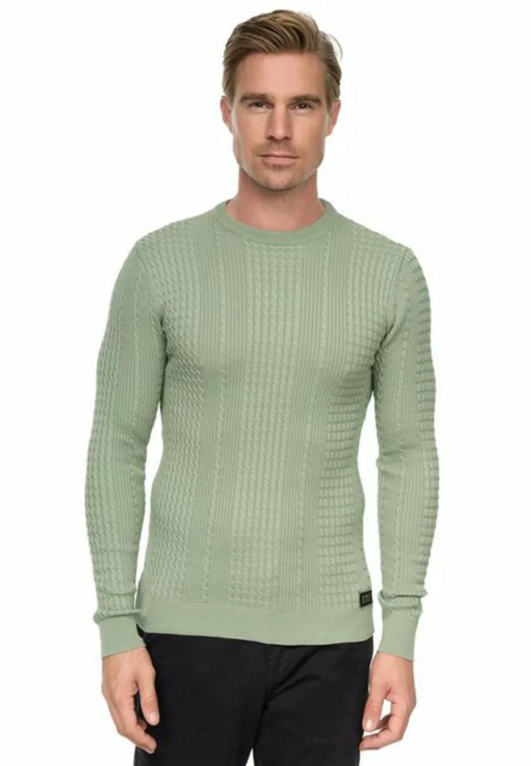 Rusty Neal Strickpullover, mit modernem Strickmuster günstig online kaufen