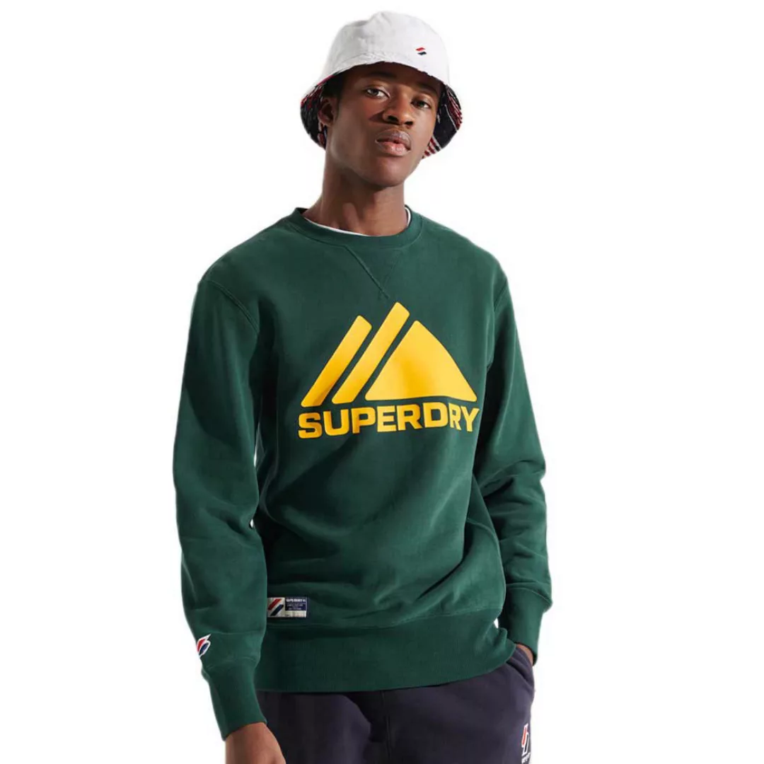 Superdry Mountain Sport Mono Crew Sweatshirt M Enamel Green günstig online kaufen