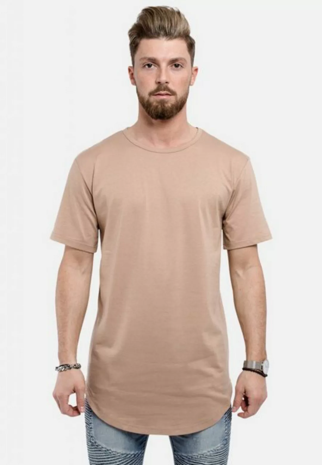 Blackskies T-Shirt Round Longshirt T-Shirt Desert Medium günstig online kaufen