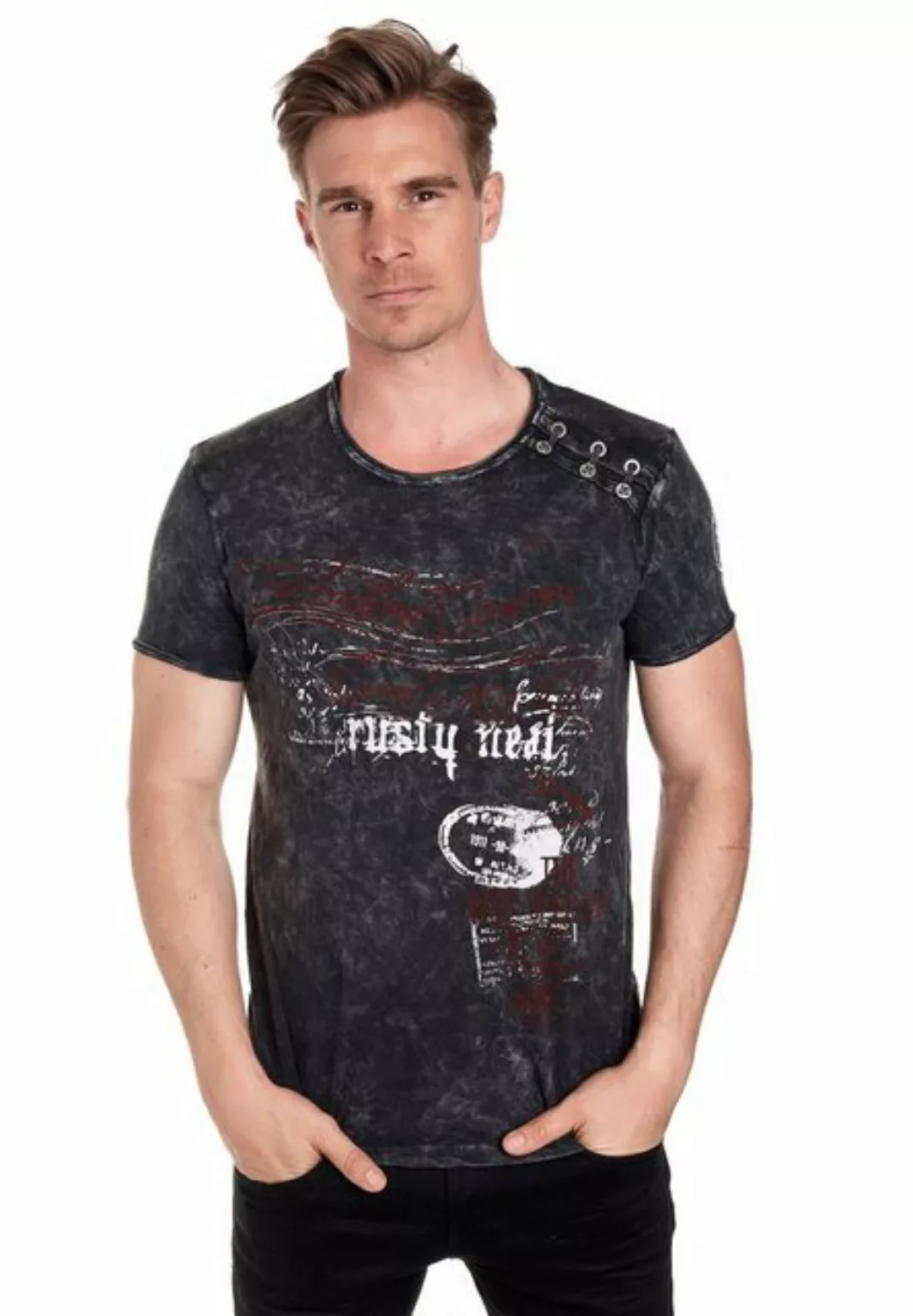 Rusty Neal T-Shirt in tollem Vintage-Look günstig online kaufen