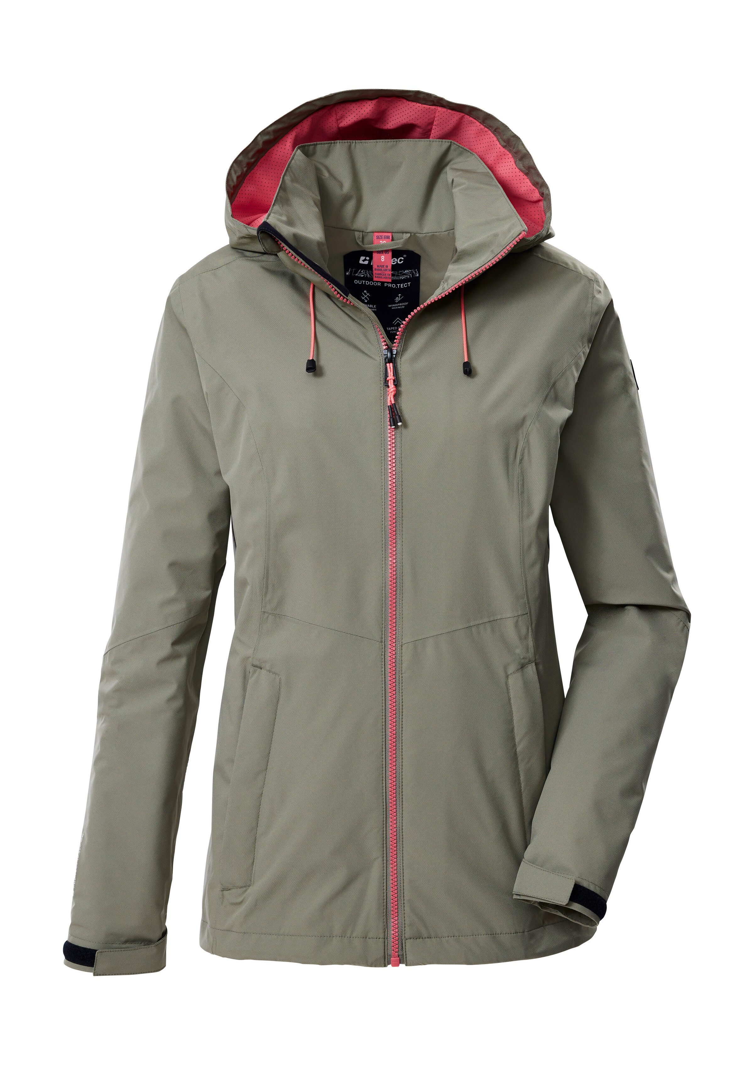 Killtec Outdoorjacke "Damen Regenjacke OOKS 1", Leichte, wasser- und winddi günstig online kaufen