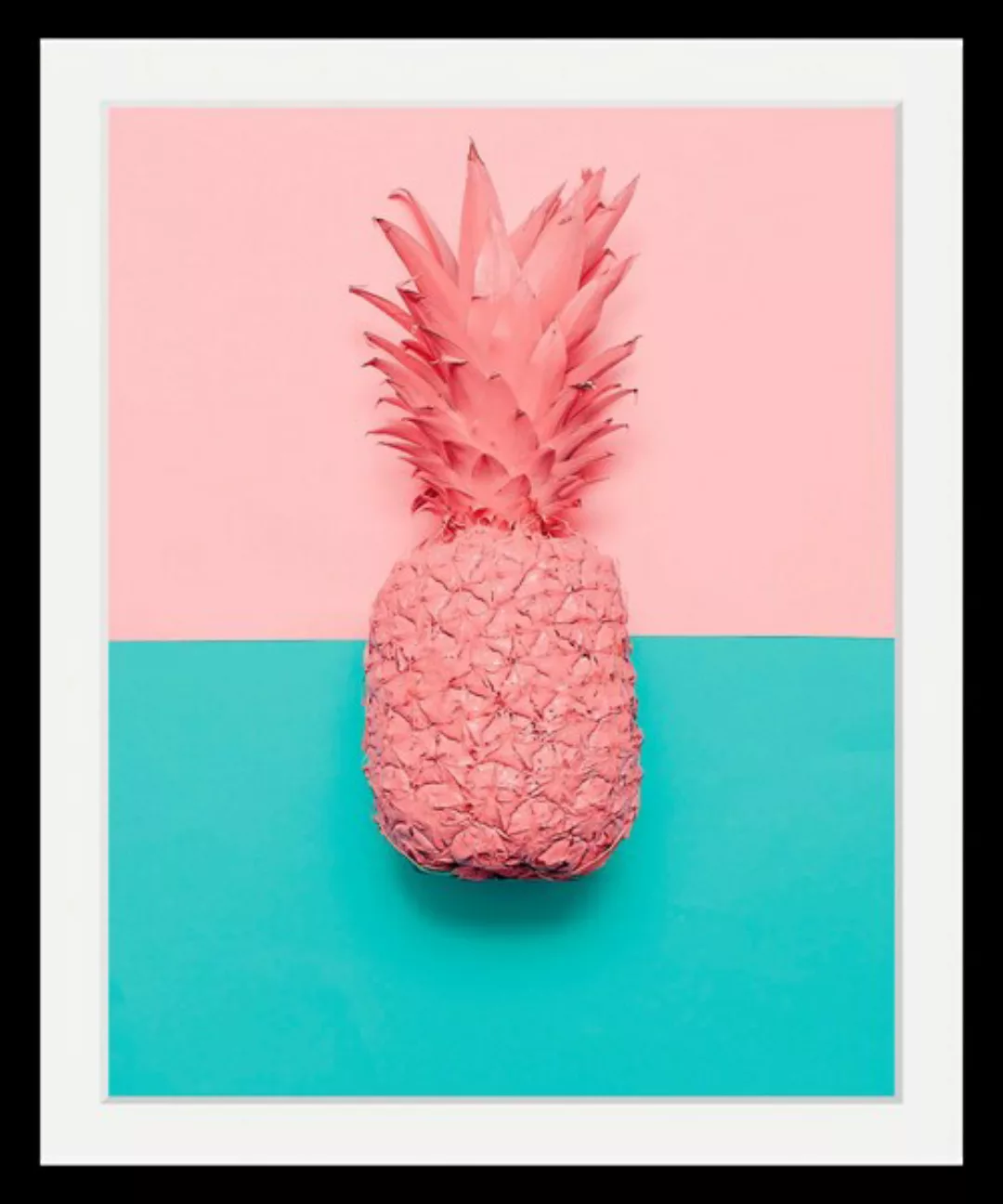 queence Bild »Ananas«, in 3 Größen, gerahmt günstig online kaufen