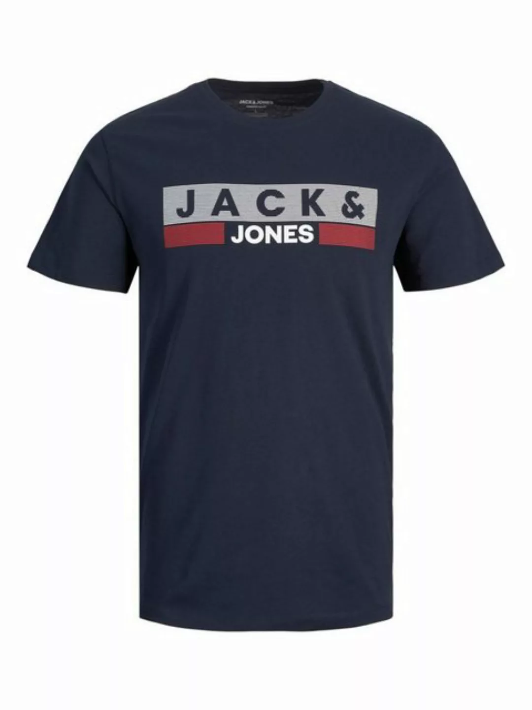 Jack & Jones Herren Rundhals T-Shirt JJECORP LOGO - Regular Fit Plussize günstig online kaufen