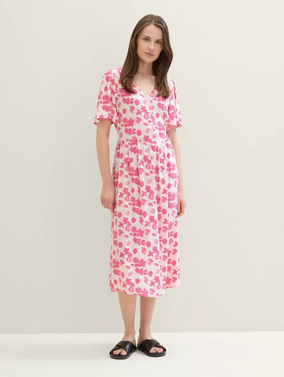 TOM TAILOR Sommerkleid Kleid mit Print günstig online kaufen