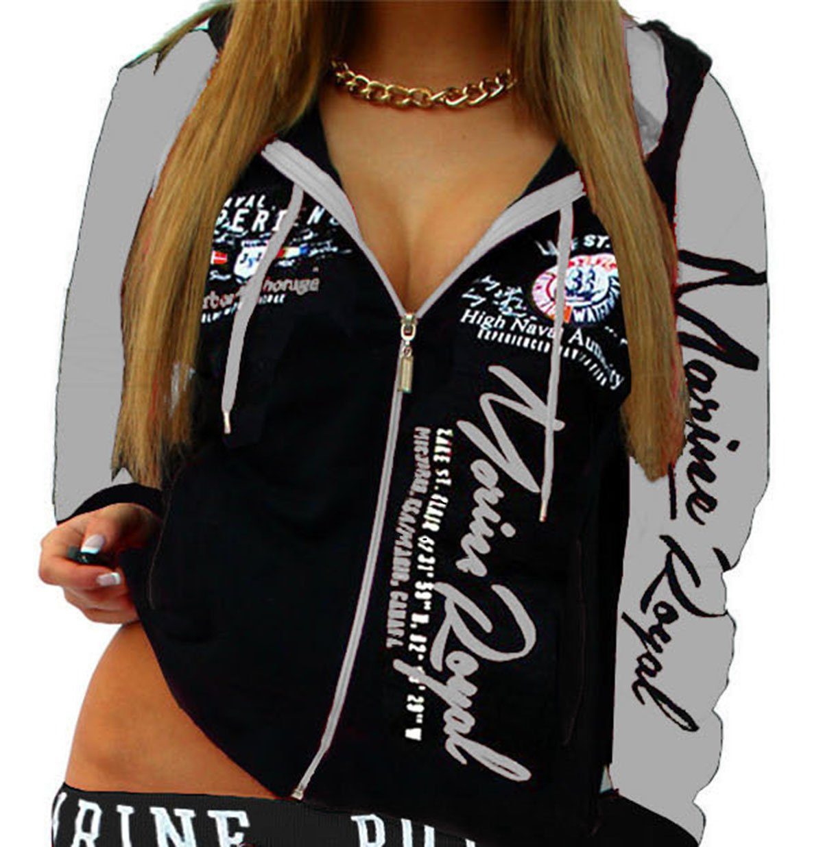 Jaylvis Collegejacke Damen Collegejacke Sweatjacke Sportjacke günstig online kaufen