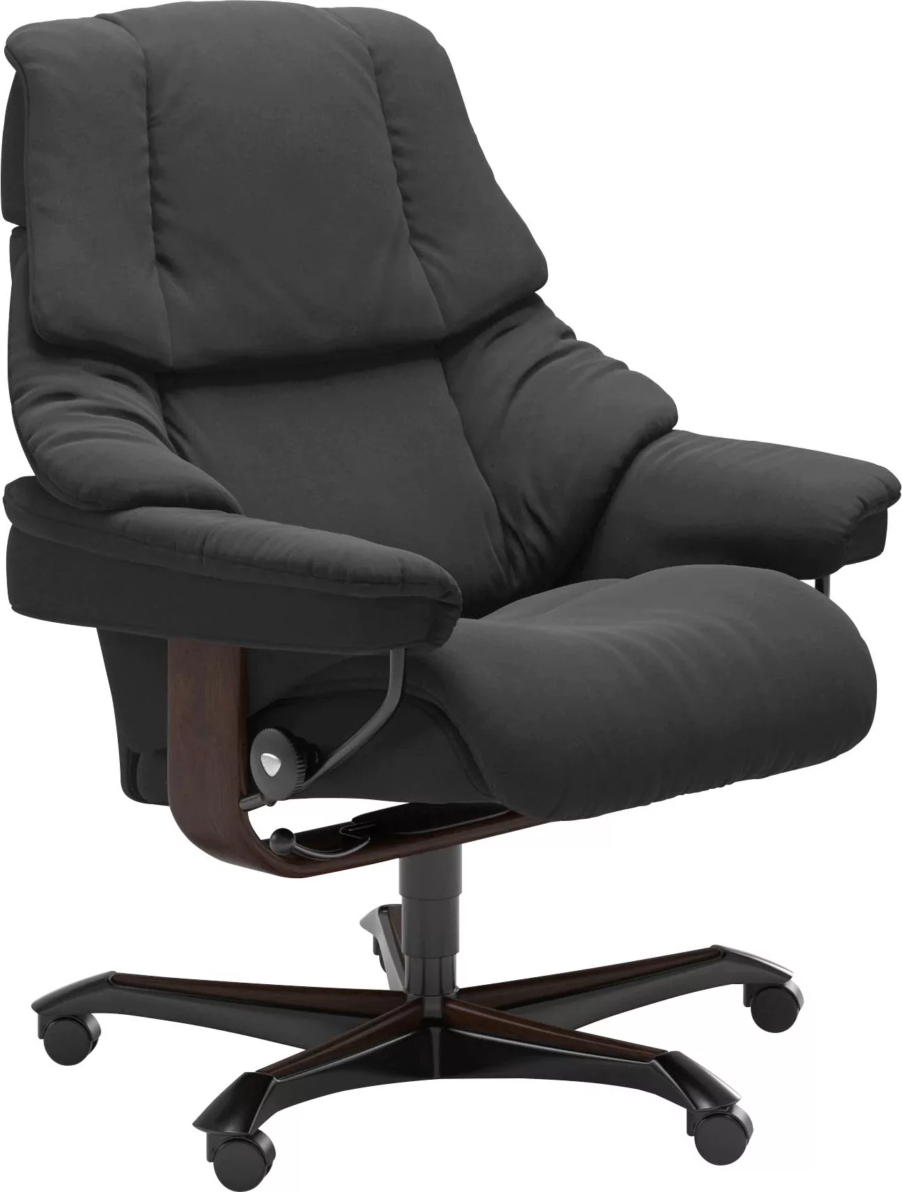 Stressless® Relaxsessel »Reno«, mit Home Office Base, Größe M, Gestell Brau günstig online kaufen