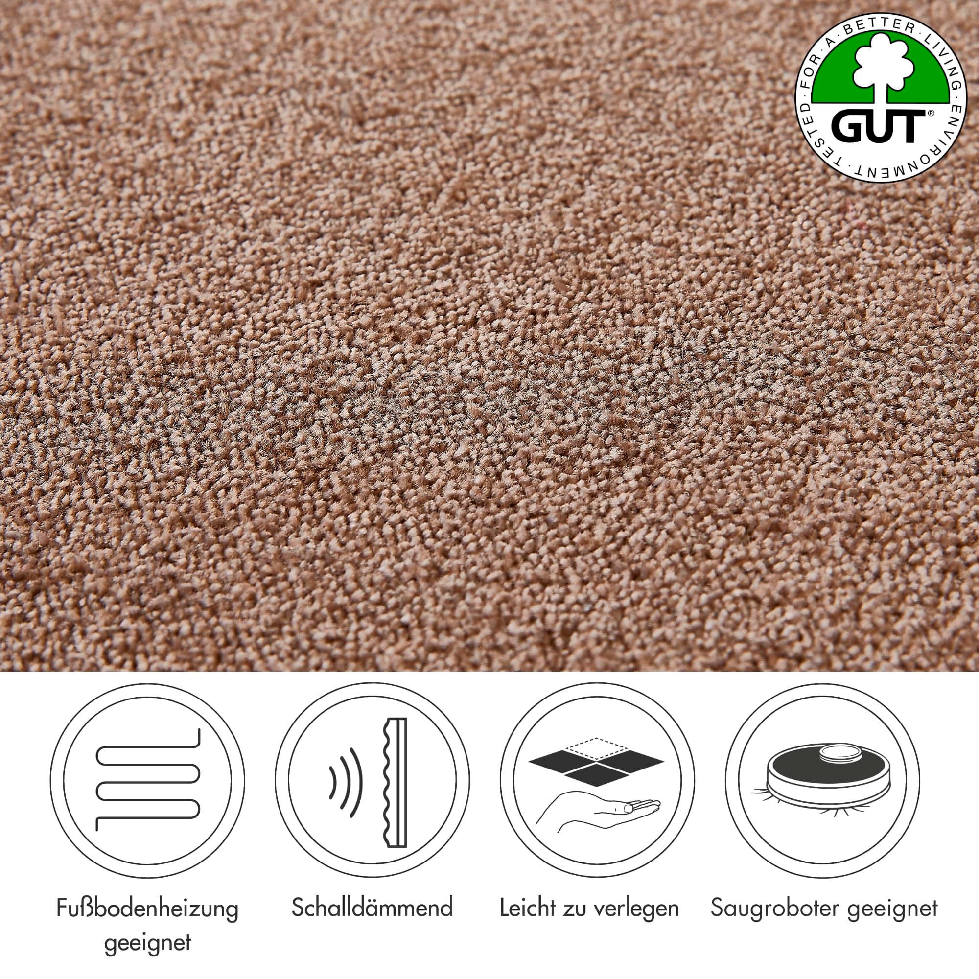 Andiamo Teppichboden »Florenz, Schlinge, Made in Belgium«, rechteckig, 8 mm günstig online kaufen