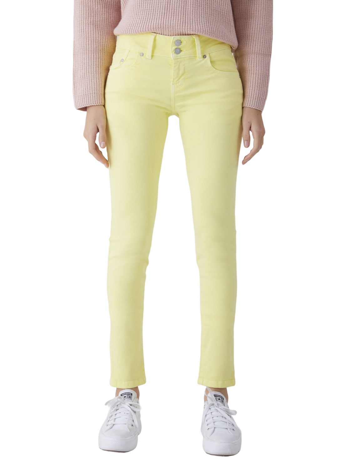 LTB Damen Jeans MOLLY M Super Slim Fit - Gelb - Lemon Drop Wash günstig online kaufen