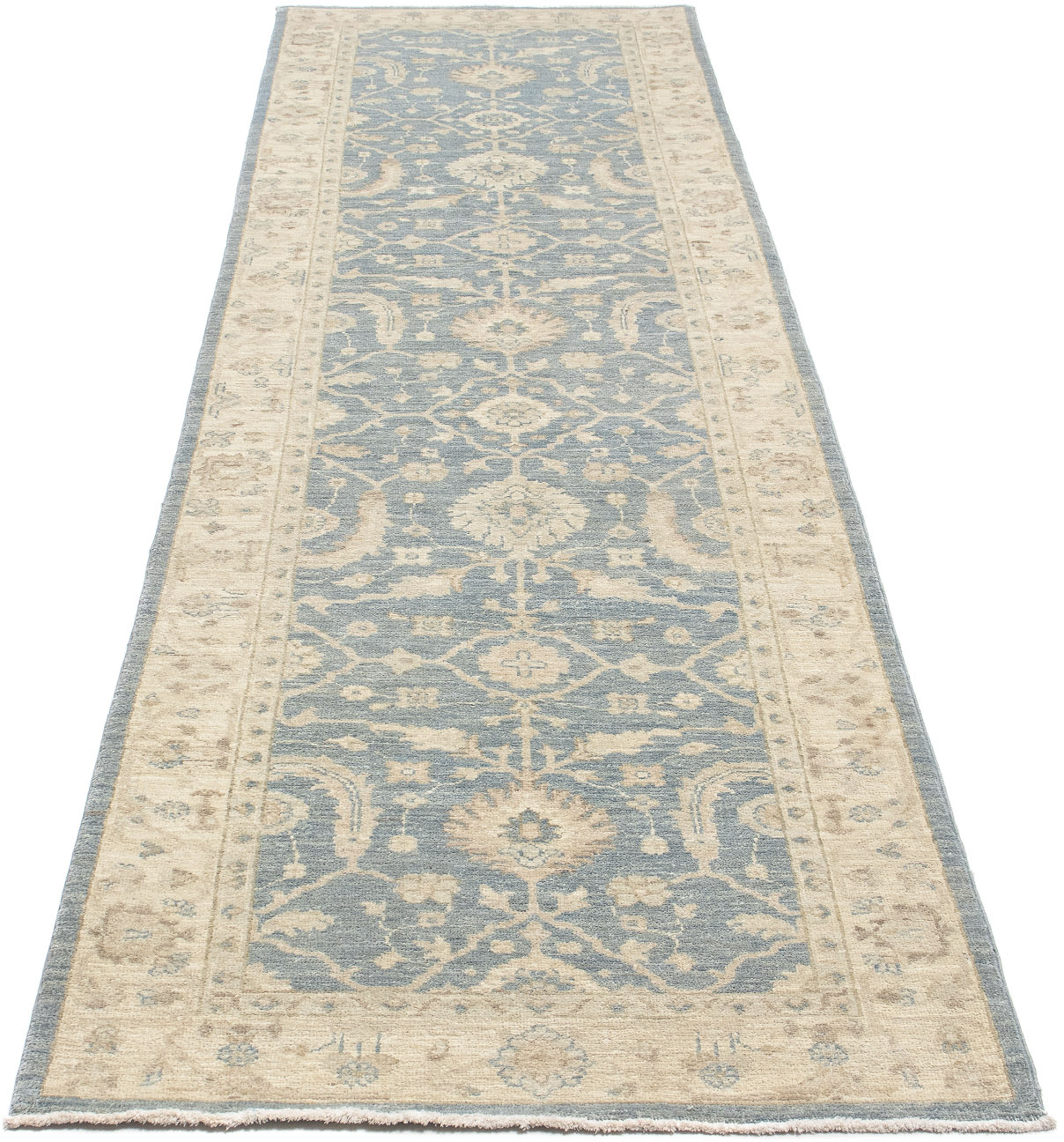 morgenland Orientteppich »Ziegler - 296 x 82 cm - hellblau«, rechteckig, Wo günstig online kaufen