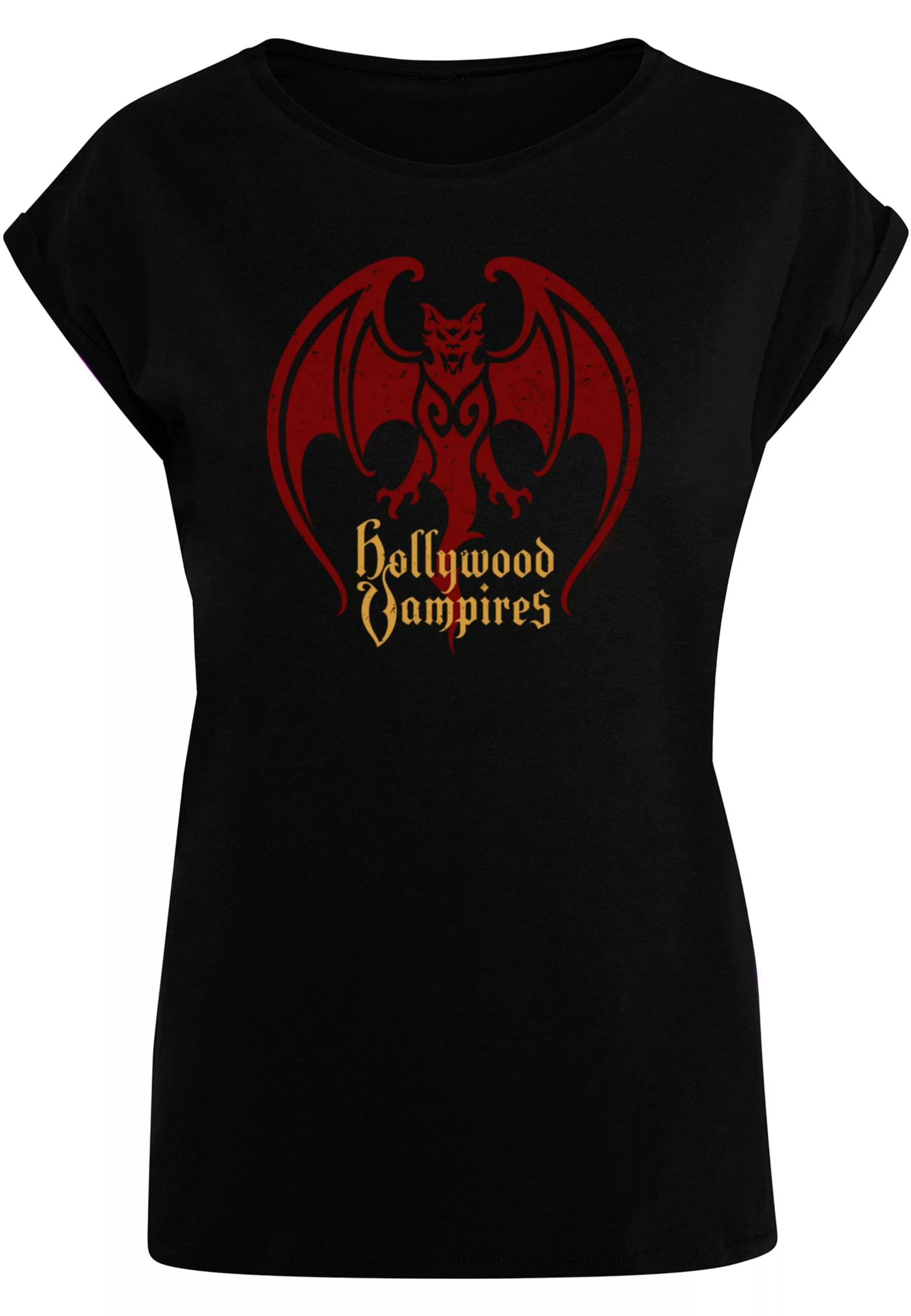 Merchcode T-Shirt "Merchcode Damen Ladies Hollywood Vampires - Bat Logo T-S günstig online kaufen