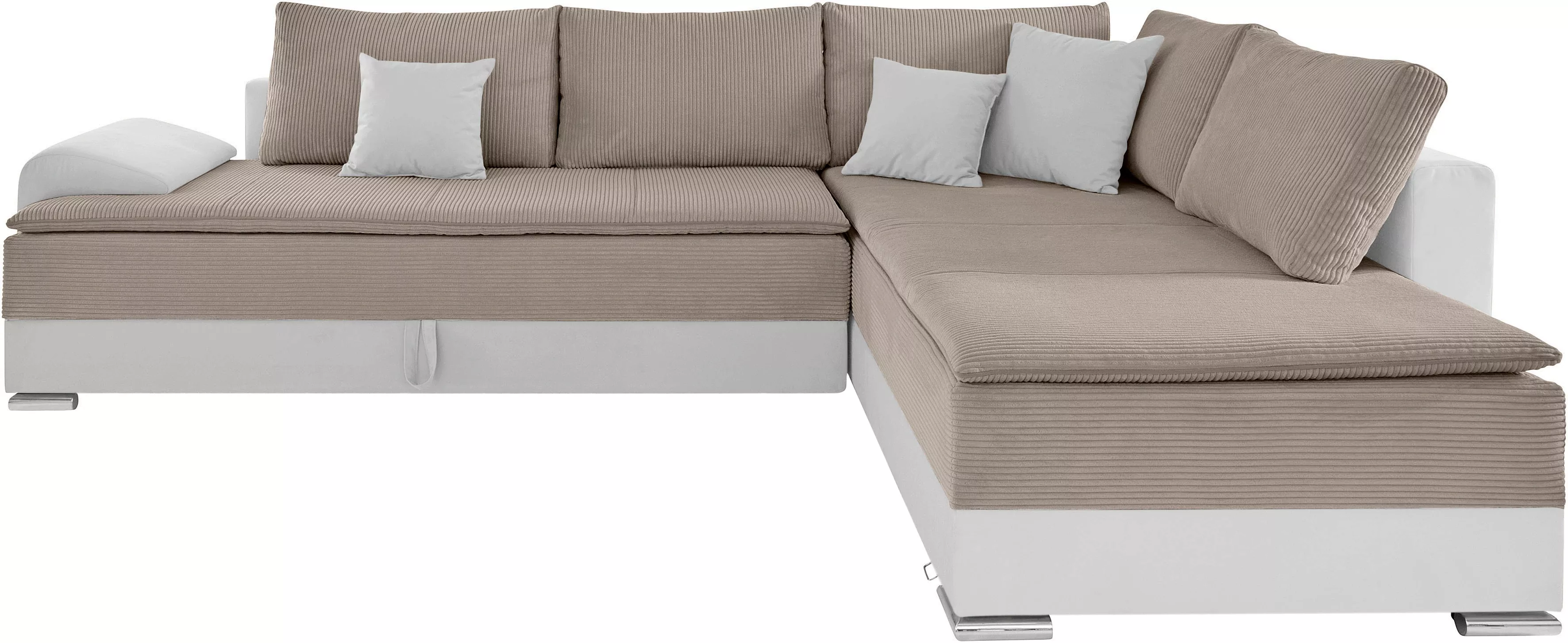 INOSIGN Ecksofa "Boxspringbett Night & Day L-Form mit Dauer-Schlaffunktion günstig online kaufen