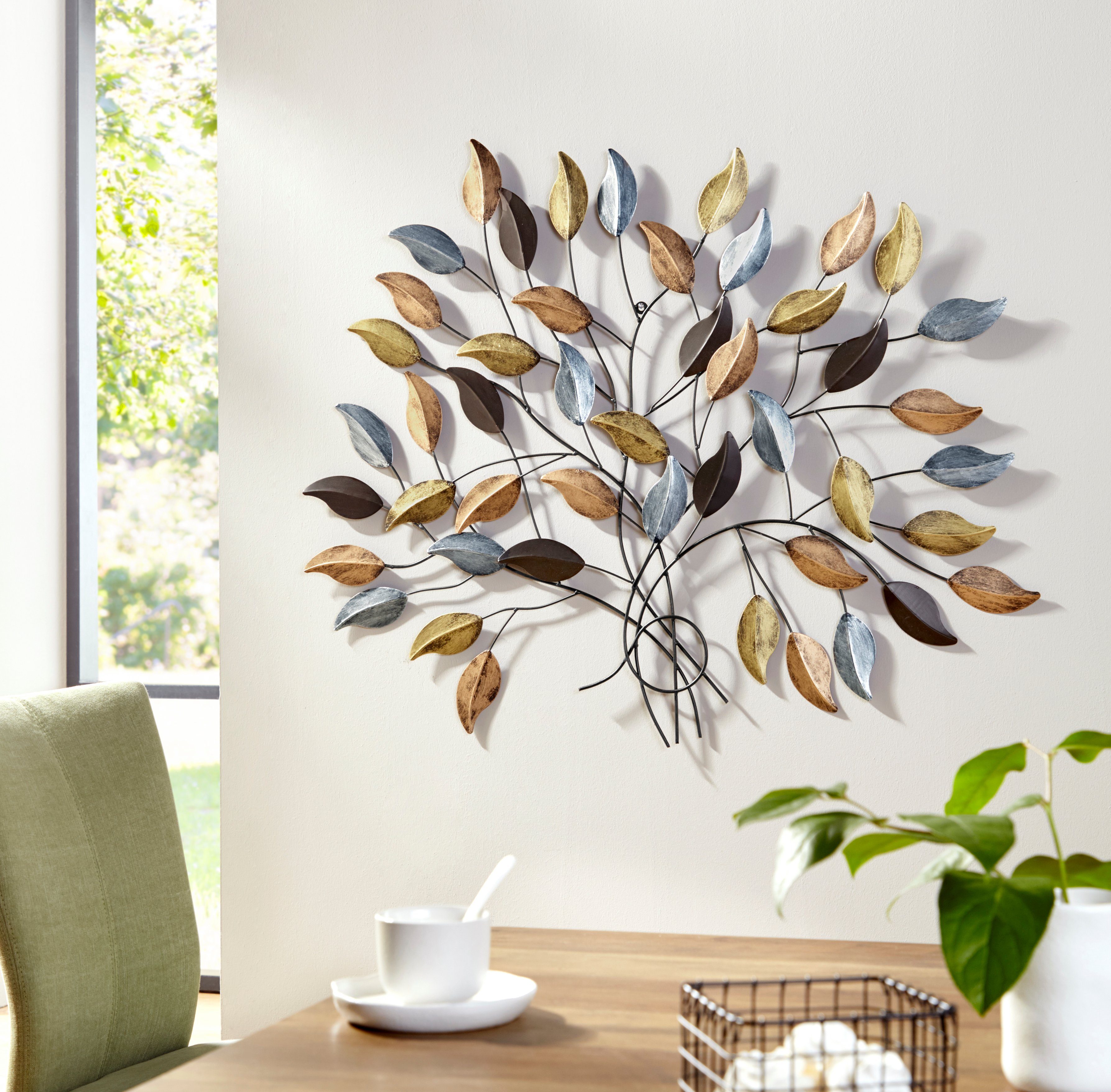 my home Wanddekoobjekt Fagus, modern, Metall günstig online kaufen