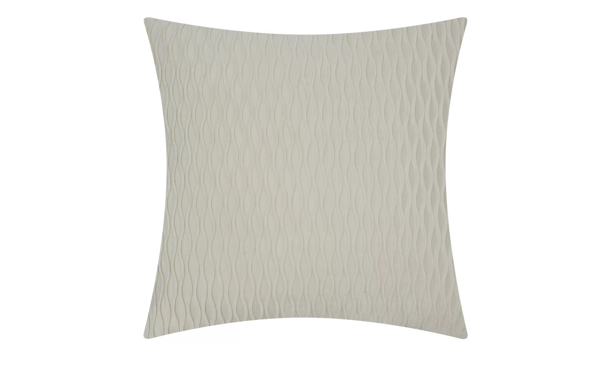 HOME STORY Kissen  Odine - creme - 100% Polyesterfüllung, 400gr. - 45 cm - günstig online kaufen