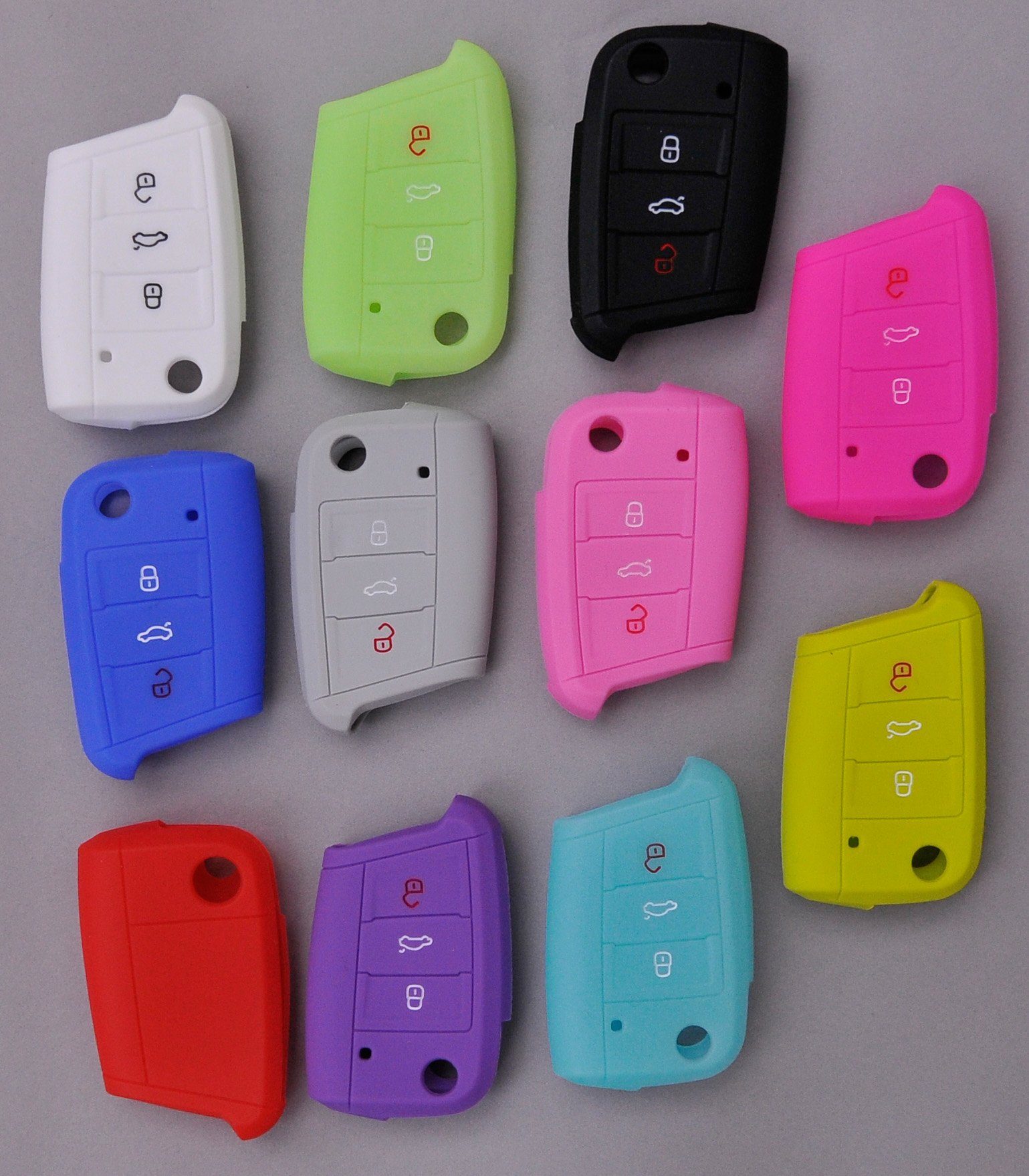 mt-key Schlüsseltasche Autoschlüssel Softcase Silikon Schutzhülle günstig online kaufen