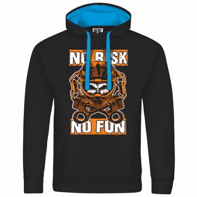 deinshirt Kapuzenpullover Herren Kapuzenpullover No risk no fun Mit Print M günstig online kaufen