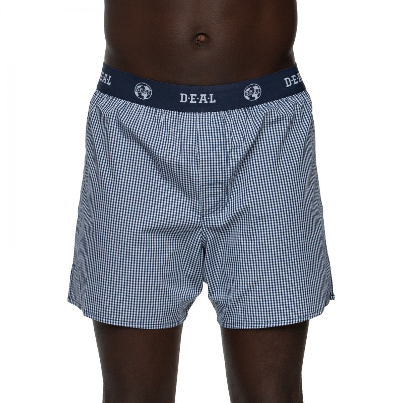 D.E.A.L International Boxershorts Blau kariert günstig online kaufen