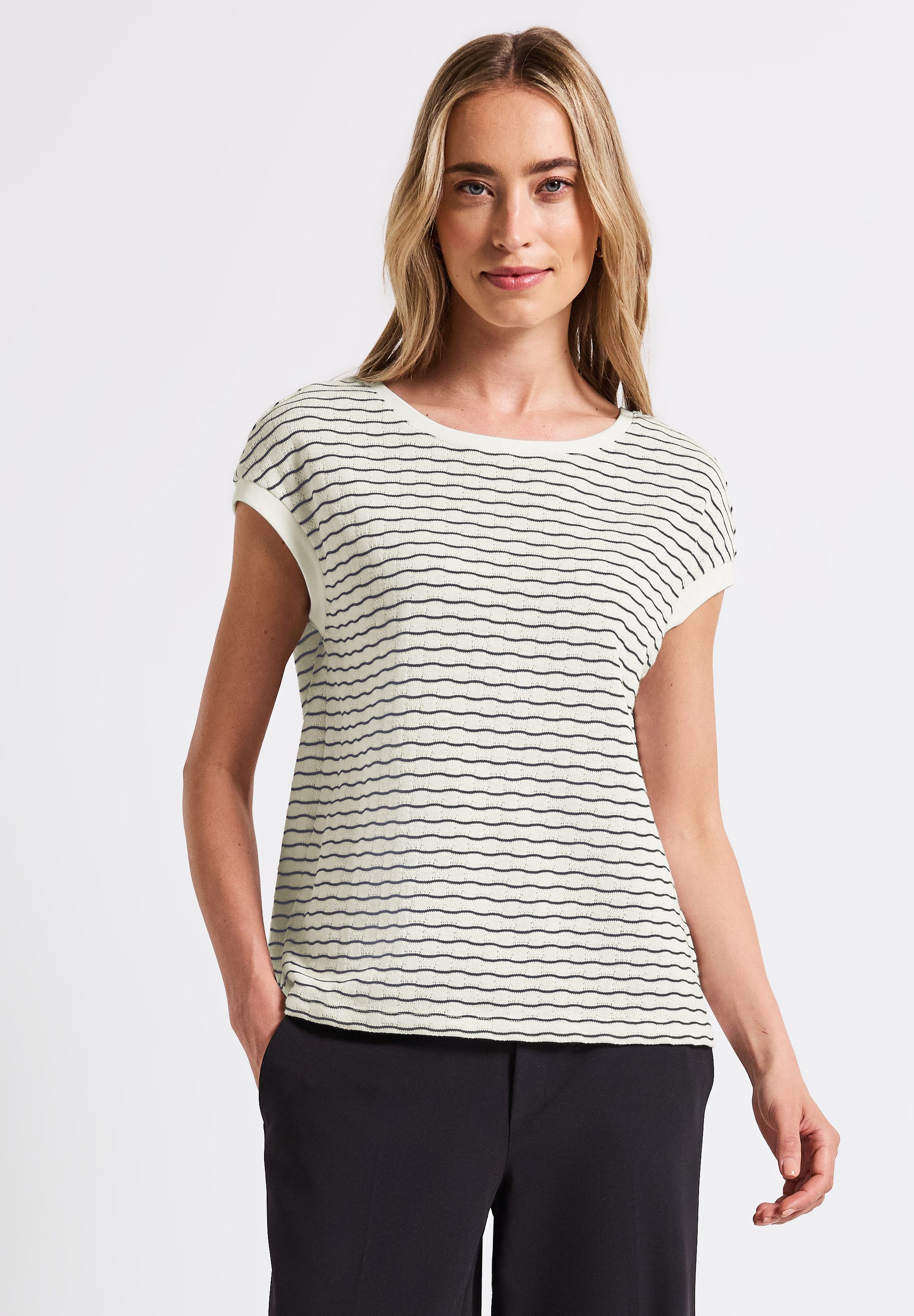 STREET ONE T-Shirt, im soften Baumwoll-Mix günstig online kaufen