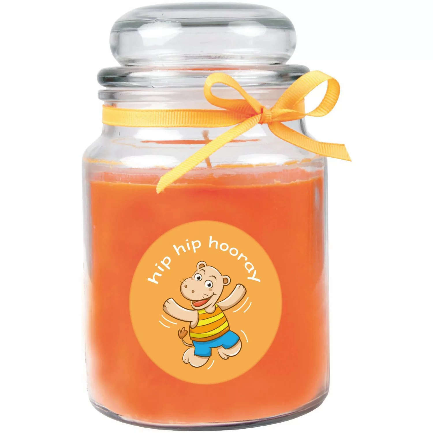 HS Candle Duftkerze & Bonbon Glas Comic Orange Honigmelone günstig online kaufen