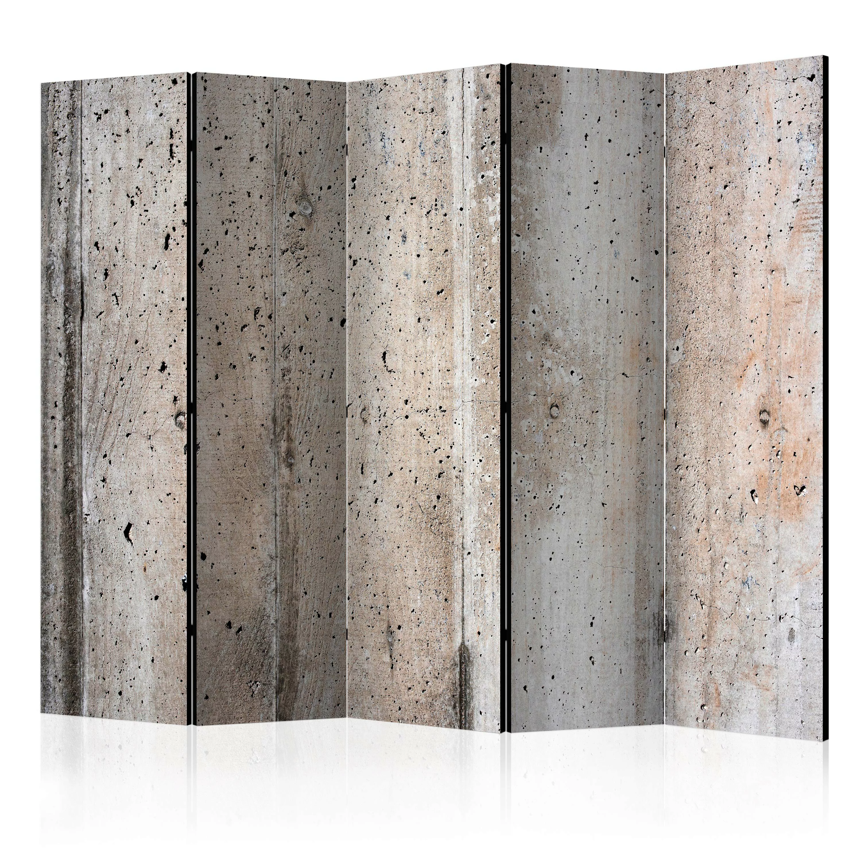 5-teiliges Paravent - Old Concrete Ii [room Dividers] günstig online kaufen