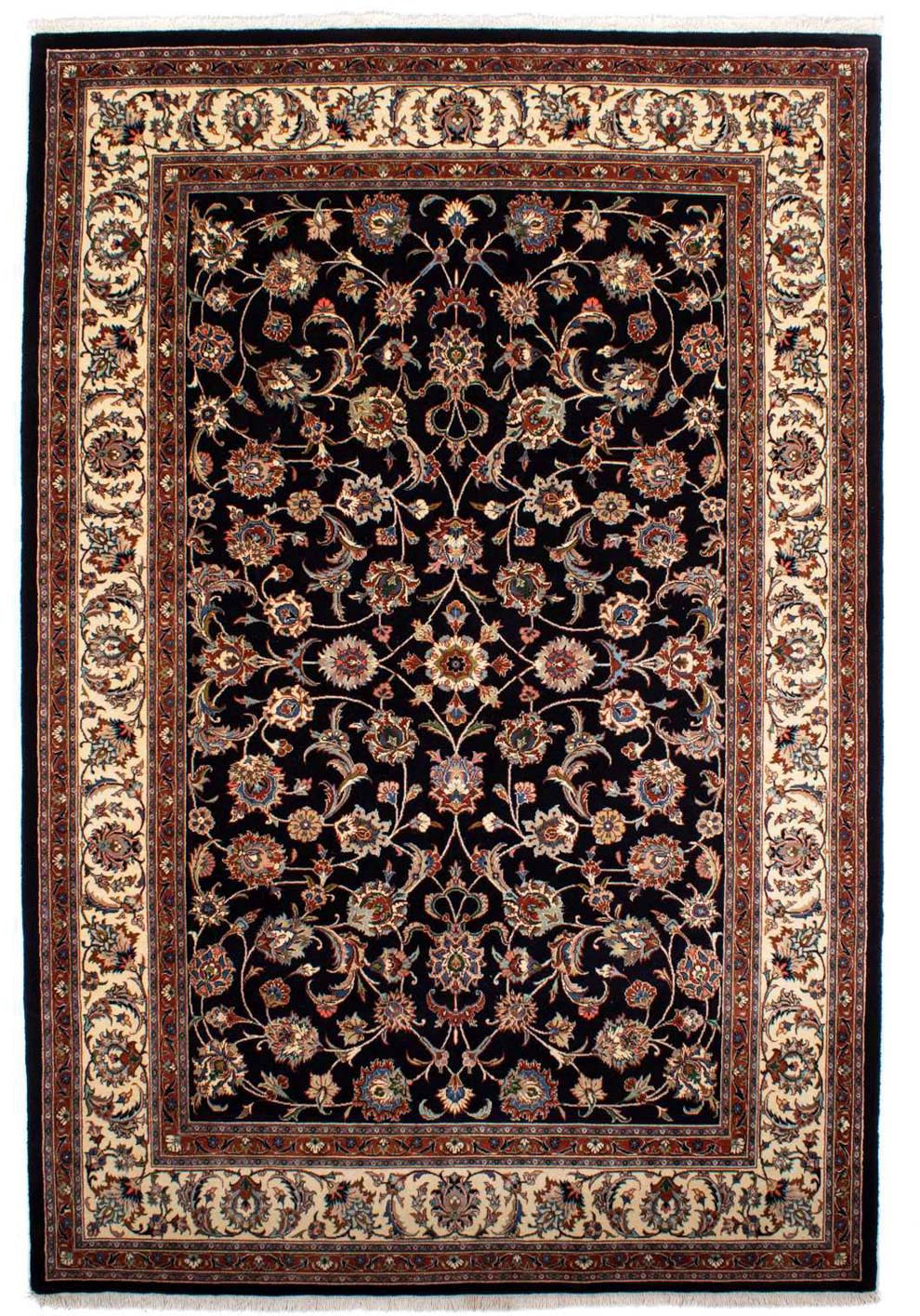 morgenland Wollteppich »Kaschmar Blumenmuster Beige 290 x 199 cm«, rechteck günstig online kaufen