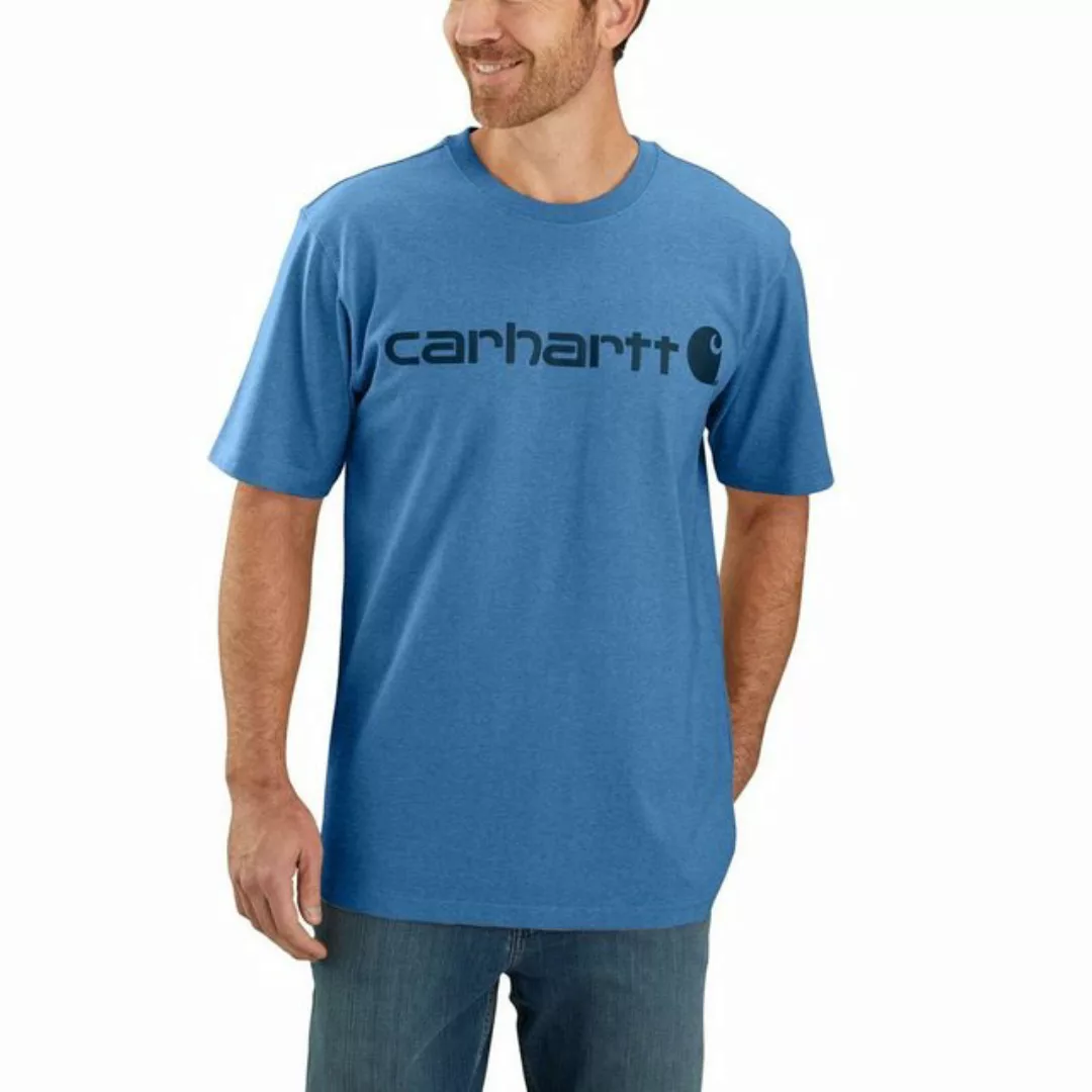 Carhartt T-Shirt 103361 CORE LOGO mit Logo-Aufdruck günstig online kaufen