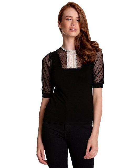 Vive Maria Fille Francaise Damen Rundhalsshirt schwarz günstig online kaufen