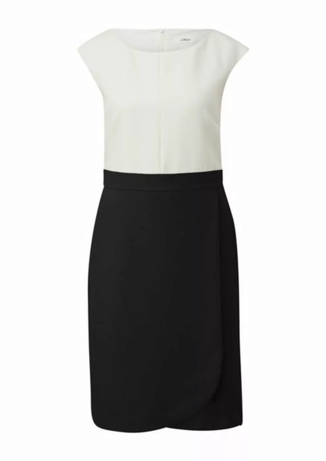 s.Oliver BLACK LABEL Sommerkleid Kleid, GREY/BLACK günstig online kaufen