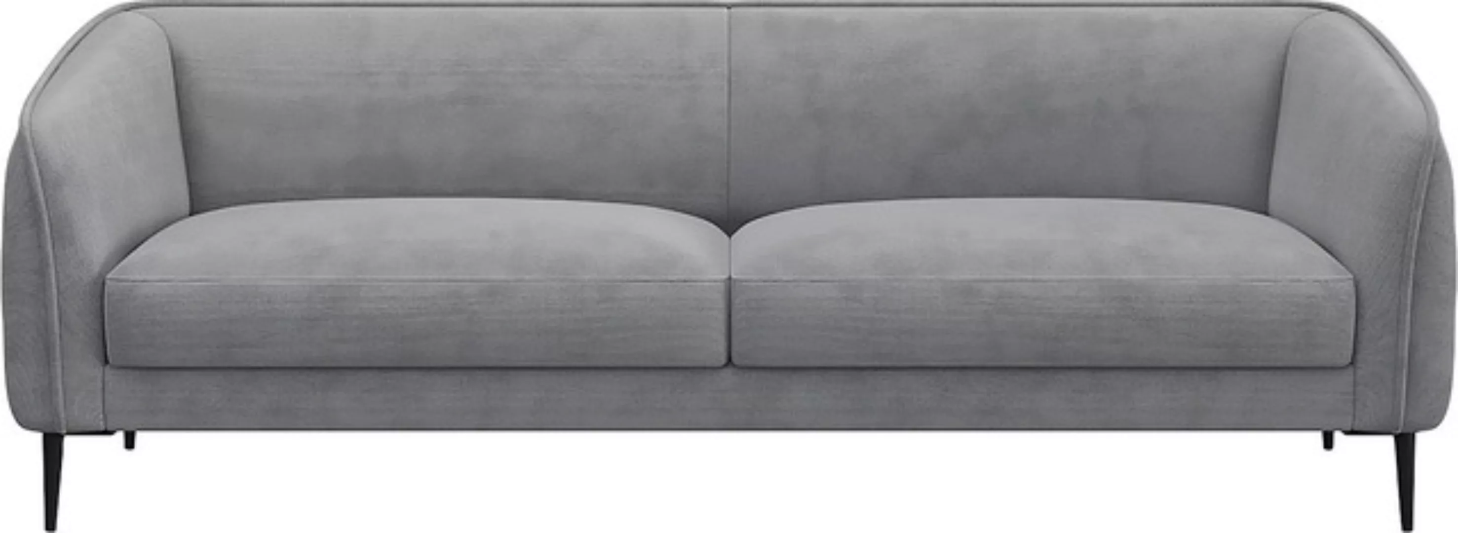 FLEXLUX 3-Sitzer »Belle Designsofa, Couch, bequem durch Kaltschaum im Sitz« günstig online kaufen