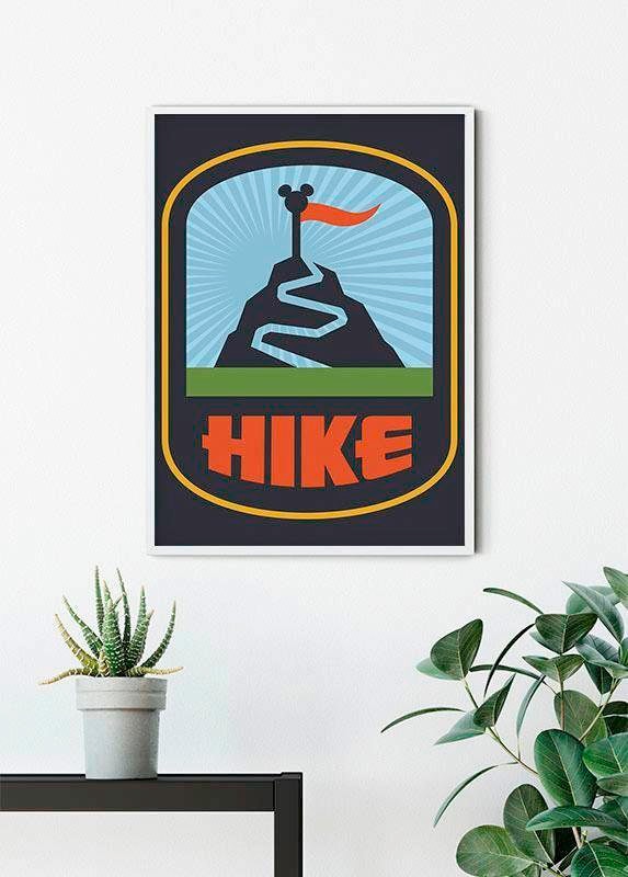 Komar Bild "Mickey Mouse Hike", Disney, (1 St.), Wandbild zur Dekoration im günstig online kaufen