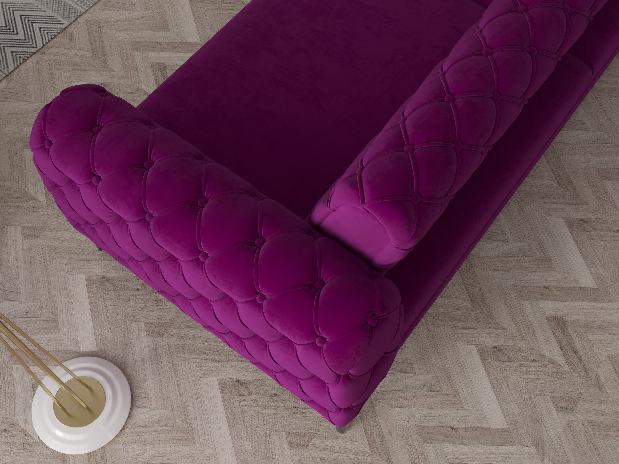 Möbeldreams Chesterfield-Sofa Sofa-Set Arizona Chesterfield Schlaffunktion günstig online kaufen