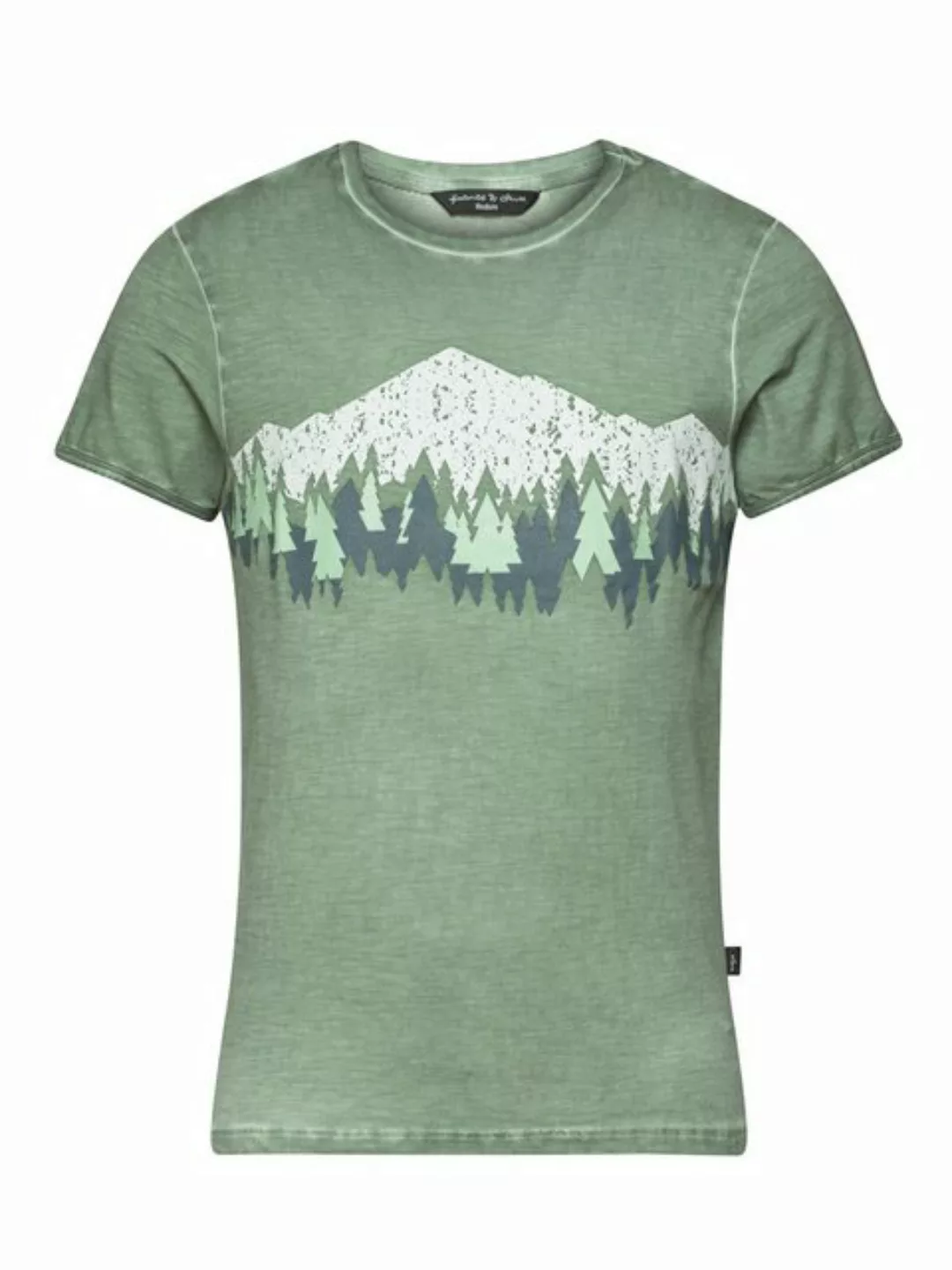Chillaz T-Shirt Woods And Mountains green washed günstig online kaufen