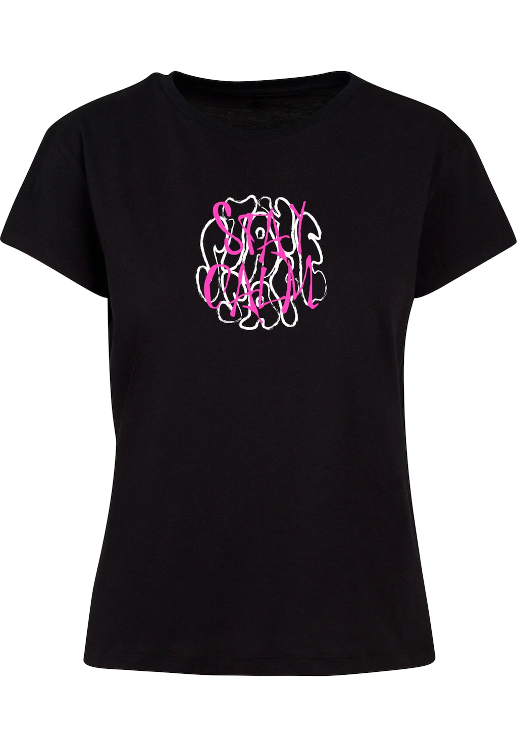 Merchcode T-Shirt "Merchcode Ladies Wording - Stay Safe Box Tee" günstig online kaufen