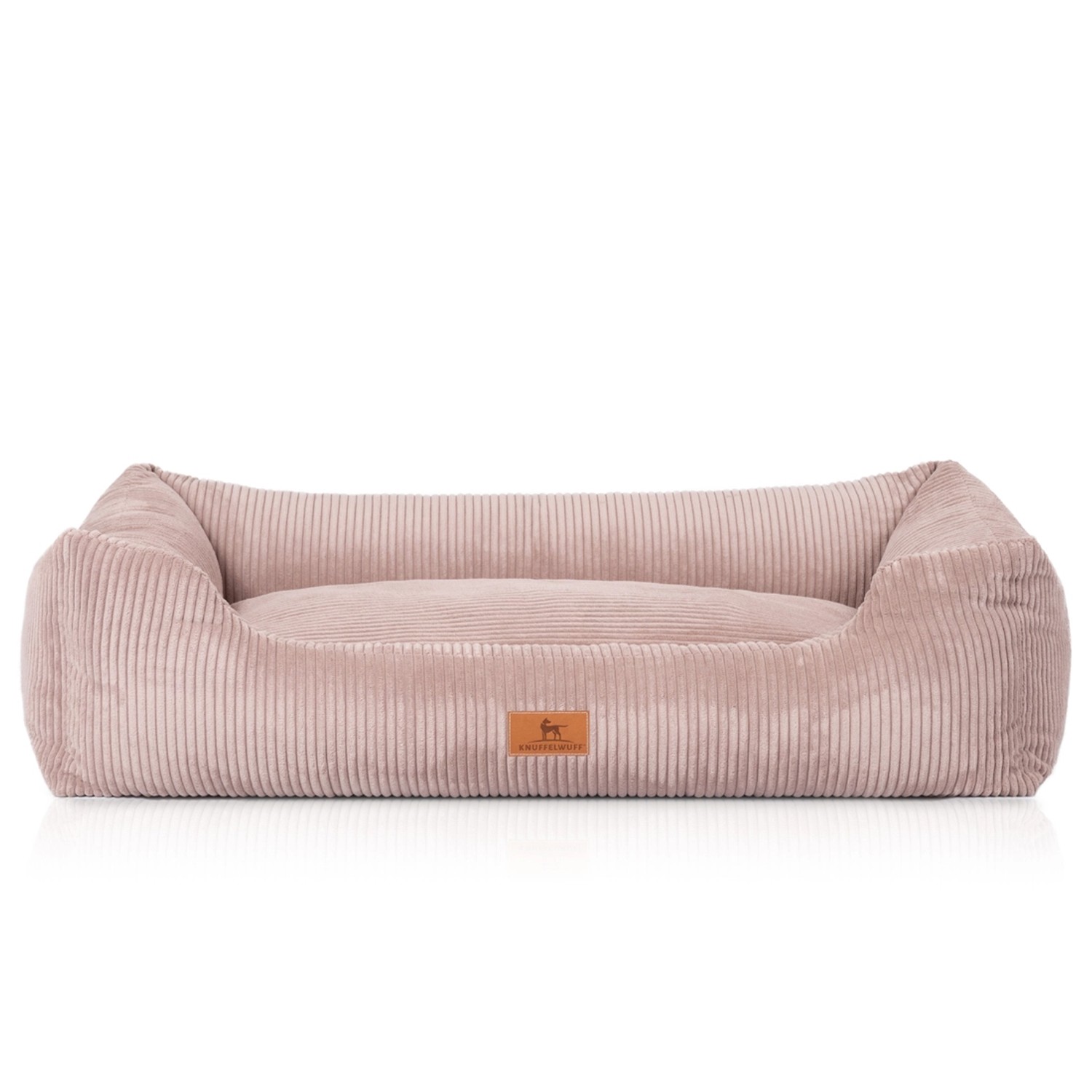 Knuffelwuff Hundebett Olivia Cord XXL 120 x 85cm Rosa günstig online kaufen