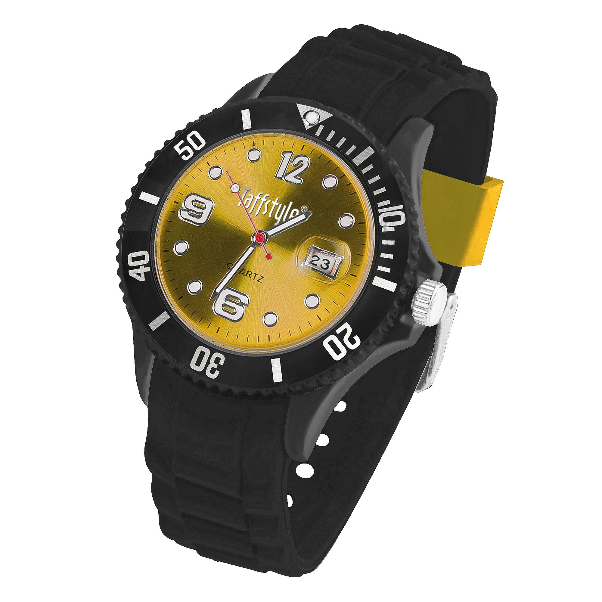 Taffstyle Quarzuhr Armbanduhr Silikon Sport Uhr günstig online kaufen