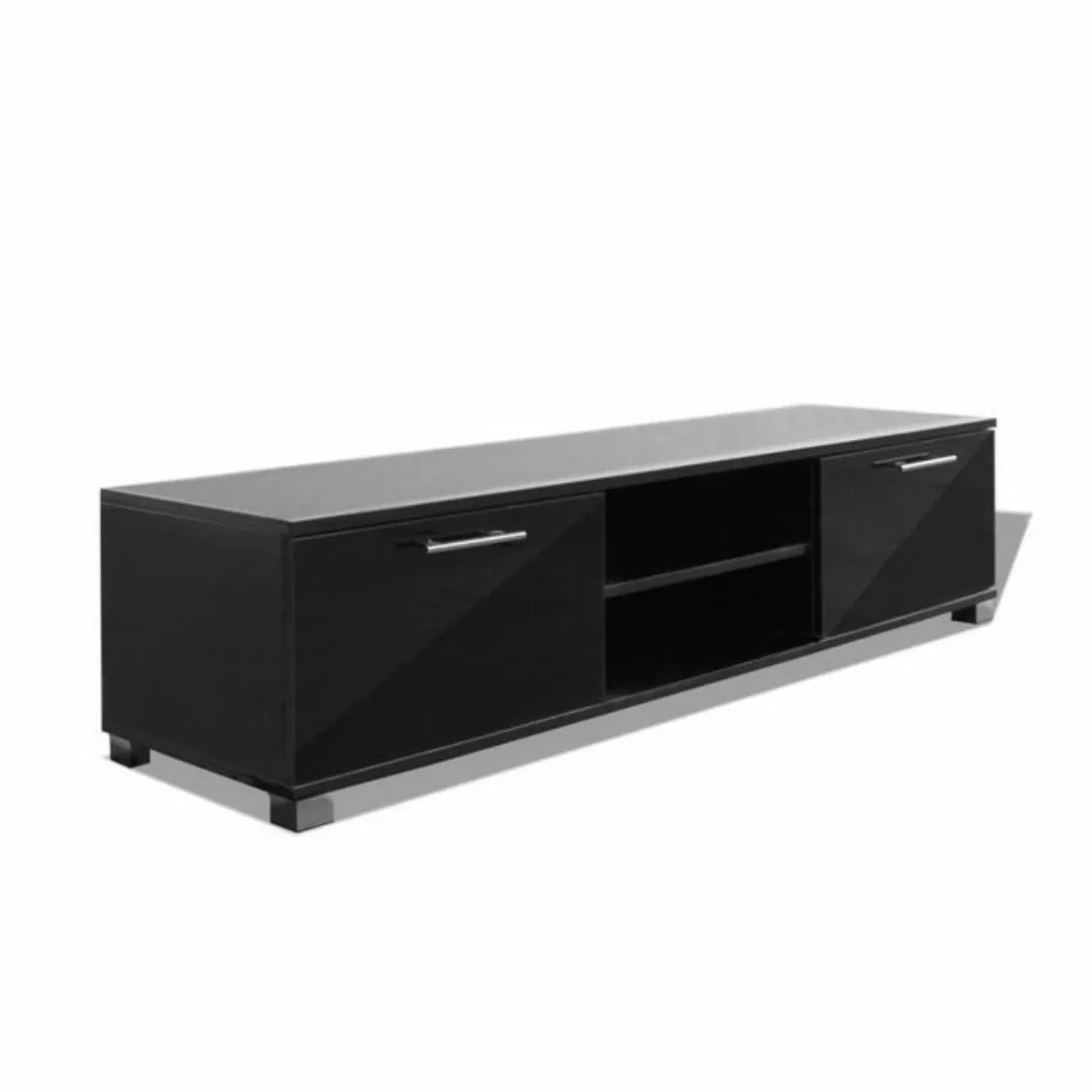 furnicato TV-Schrank Hochglanz-Schwarz 120x40,5x35 cm günstig online kaufen