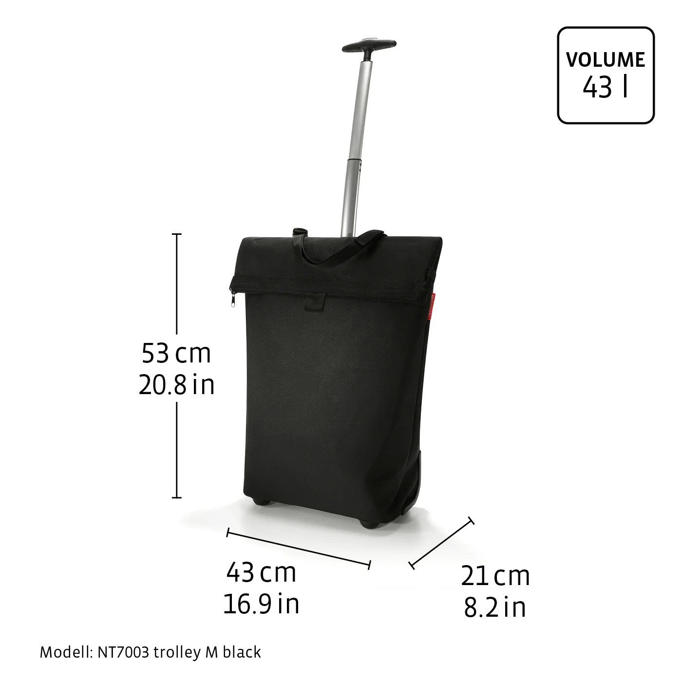 REISENTHEL® Einkaufstrolley trolley M mit Teleskopstange günstig online kaufen