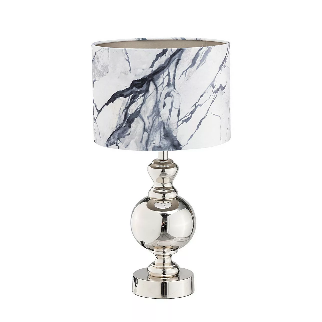 Tischlampe Marble Grey 55,5cm, 55,5 cm günstig online kaufen