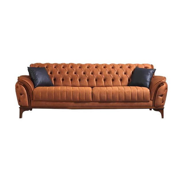 Xlmoebel 3-Sitzer Luxuriöses modernes Sofa im edlen Chesterfield-Stil, 1 Te günstig online kaufen