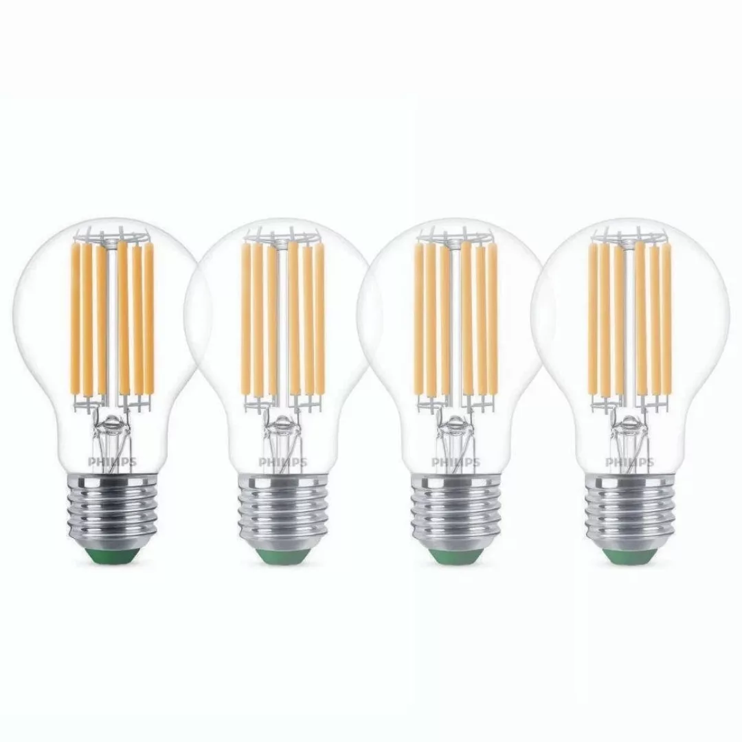 Philips LED Lampe E27 - Birne A60 5,2W 1095lm 2700K ersetzt 75W Viererpack günstig online kaufen