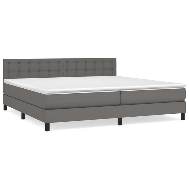 vidaXL Boxspringbett Bett Boxspringbett mit Matratze Kunstleder (200 x 200 günstig online kaufen