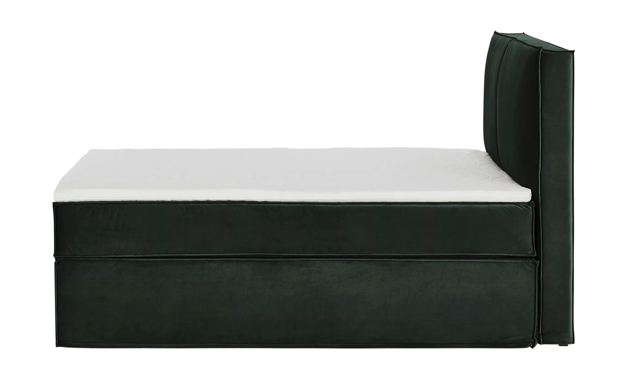 Boxi Boxspringbett 180 x 200 cm mit trendigem Keder Boxi Urban ¦ grün ¦ Maß günstig online kaufen