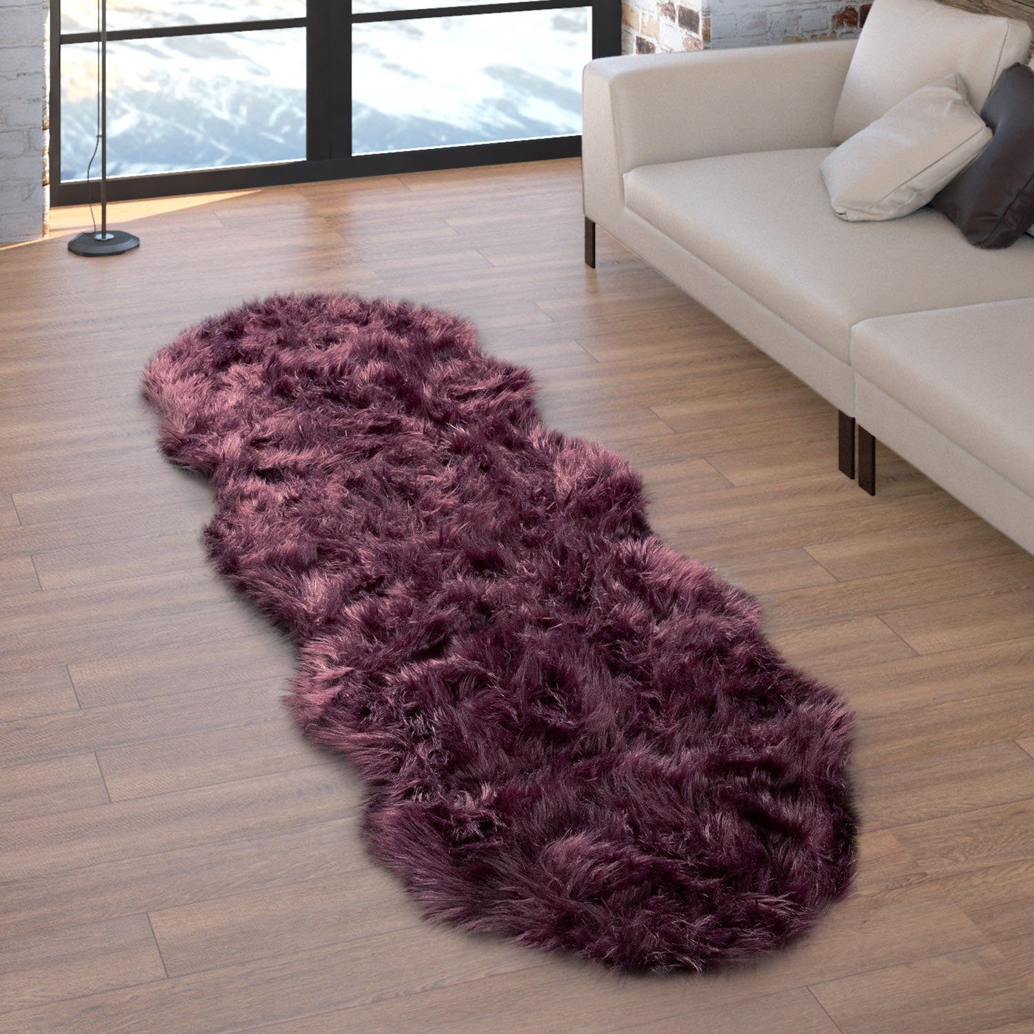 Paco Home Fellteppich Playa 960, fellförmig, günstig online kaufen
