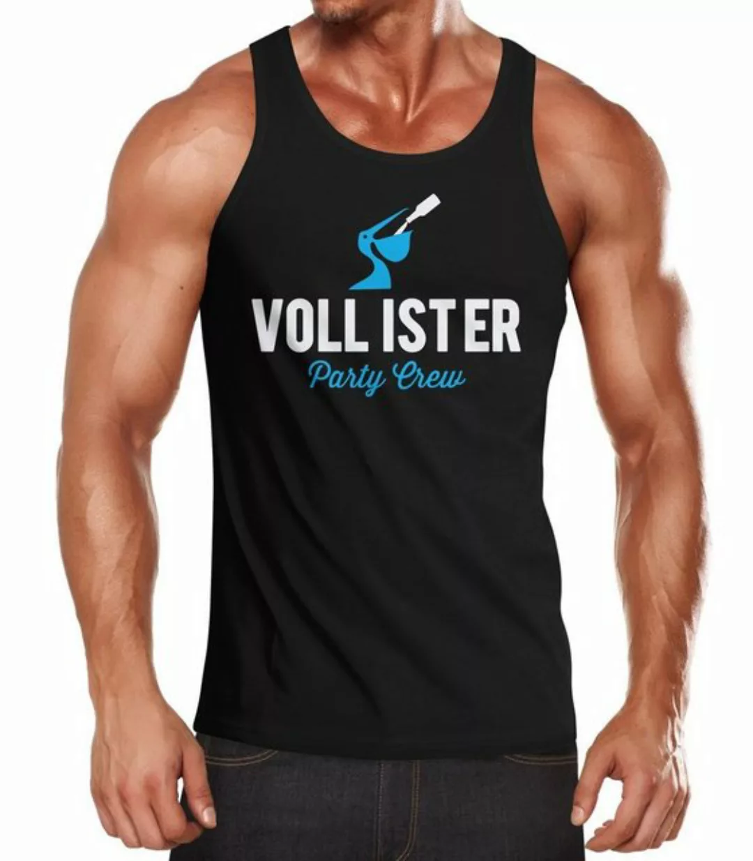 MoonWorks Tanktop Vollister Herren Tanktop Bier Pelikan Party Shirt Moonwor günstig online kaufen