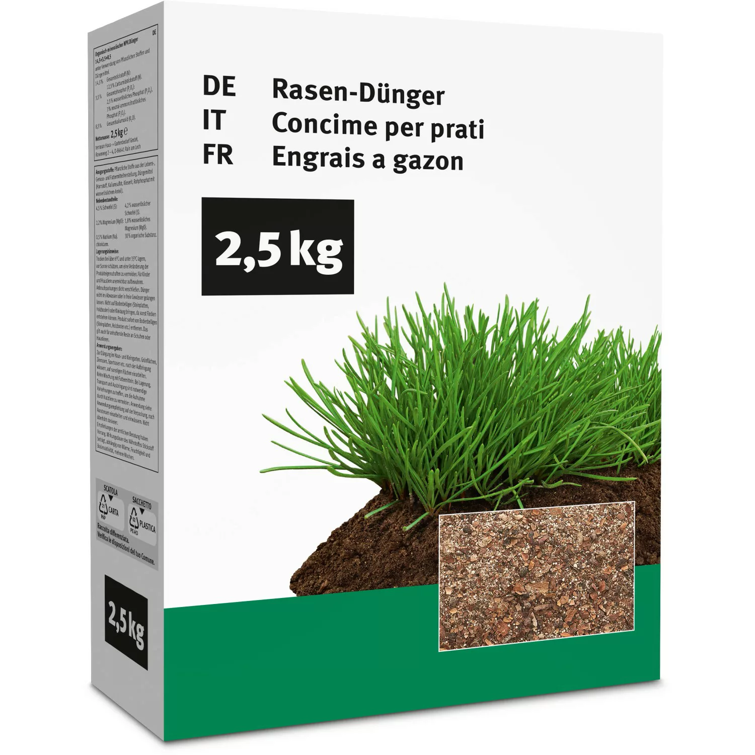 Rasen-Dünger 2,5 kg günstig online kaufen