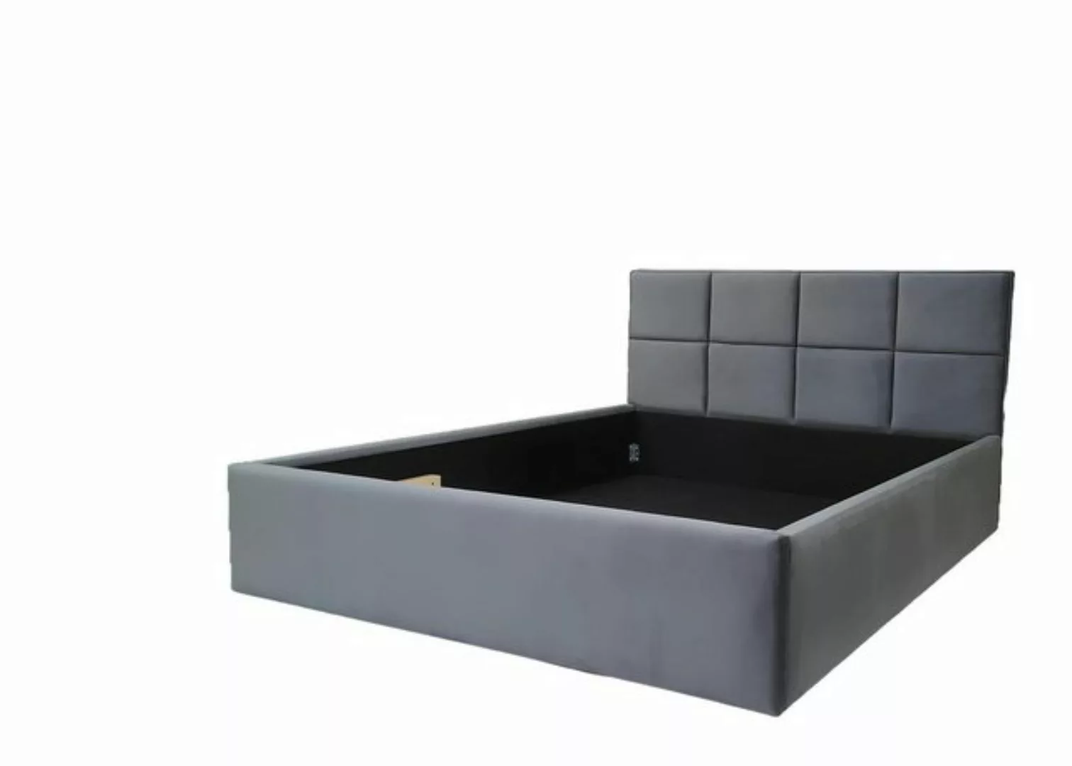 Xlmoebel Bett Neues 160x200 Polsterbett aus Leder im Hotel-Design (Bett), H günstig online kaufen