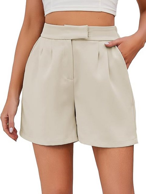 KIKI Shorts Sommerliche, lässige, elastische Taillen-Shorts mit weitem Bein günstig online kaufen
