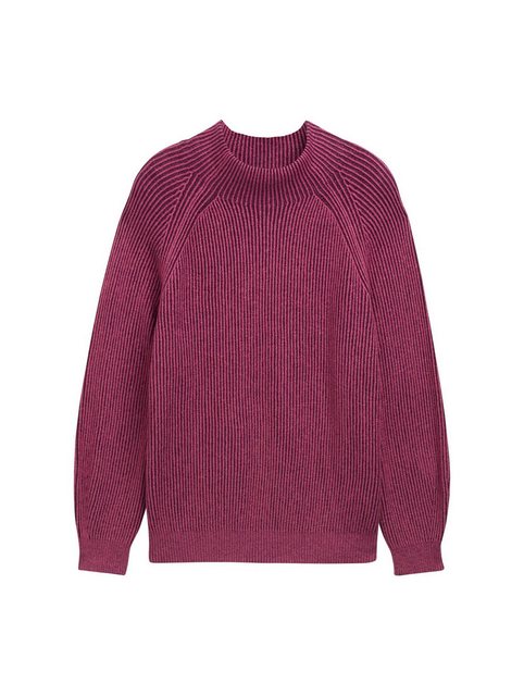 TOM TAILOR PLUS Strickpullover Plus - Strickpullover mit Stehkragen günstig online kaufen