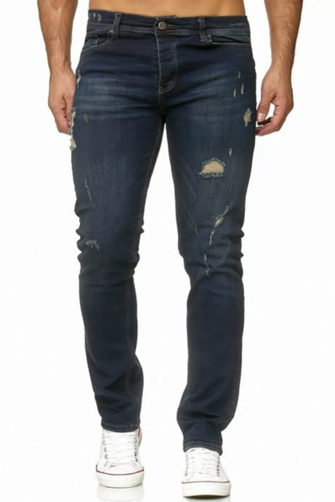 Reslad Destroyed-Jeans Reslad Jeans Herren Destroyed Slim Fit Herren-Hose J günstig online kaufen